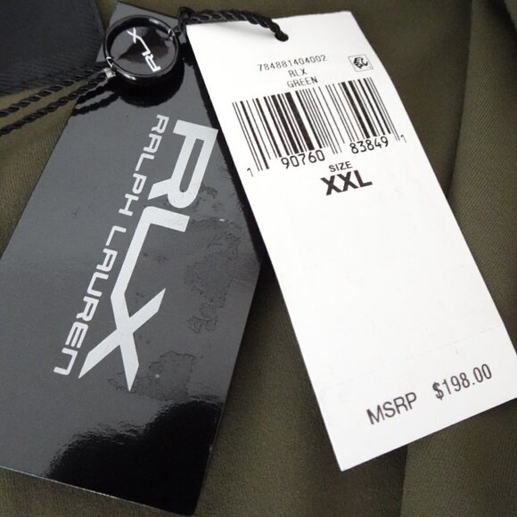 RLX Ralph Lauren Full Zip Jacket Men's Size 2XL Green Microfiber Wicking - Picture 7 of 9